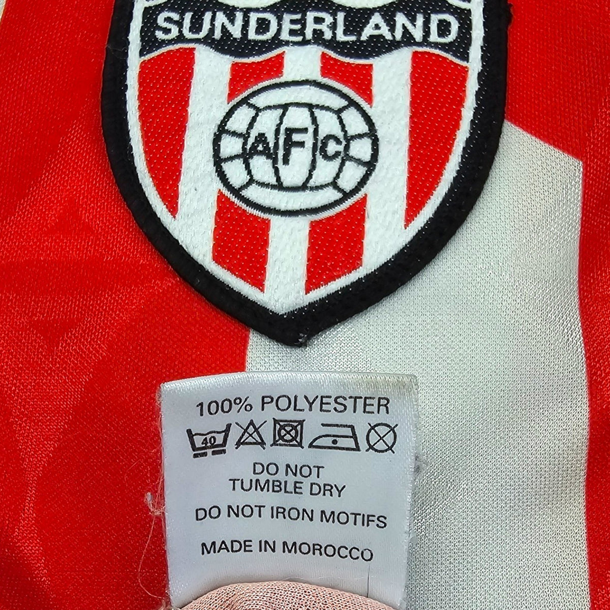 1994/96 Sunderland Home Football Shirt (M) Avec - Football Finery - FF204144