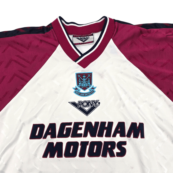 1994/96 West Ham United Third Football Shirt (M) PONY - Football Finery - FF300591