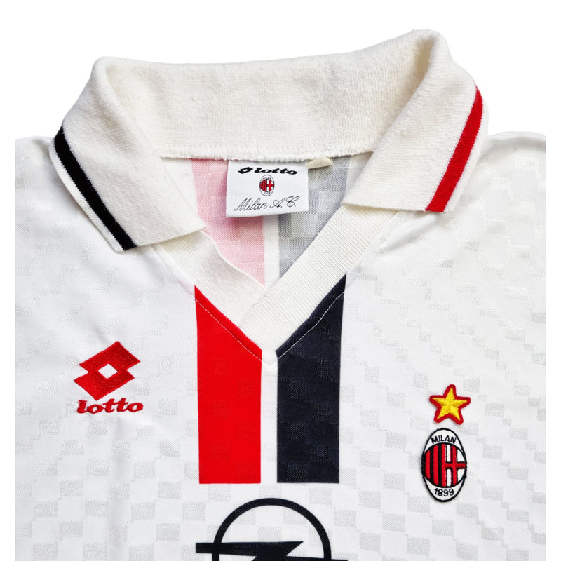 1995/96 AC Milan Away Football Shirt (M) Lotto - Football Finery - FF202492