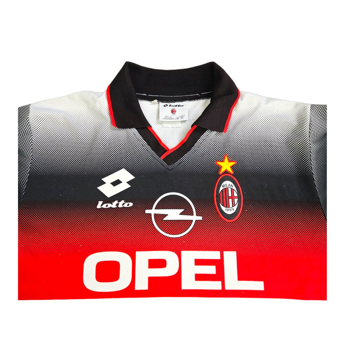 1995/96 AC Milan Training Shirt (XL) Lotto - Football Finery - FF202598