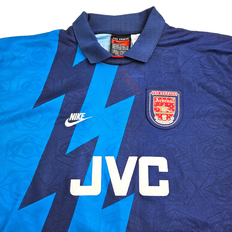 1995/96 Arsenal Away Football Shirt (XL) Nike #10 Bergkamp - Football Finery - FF203719