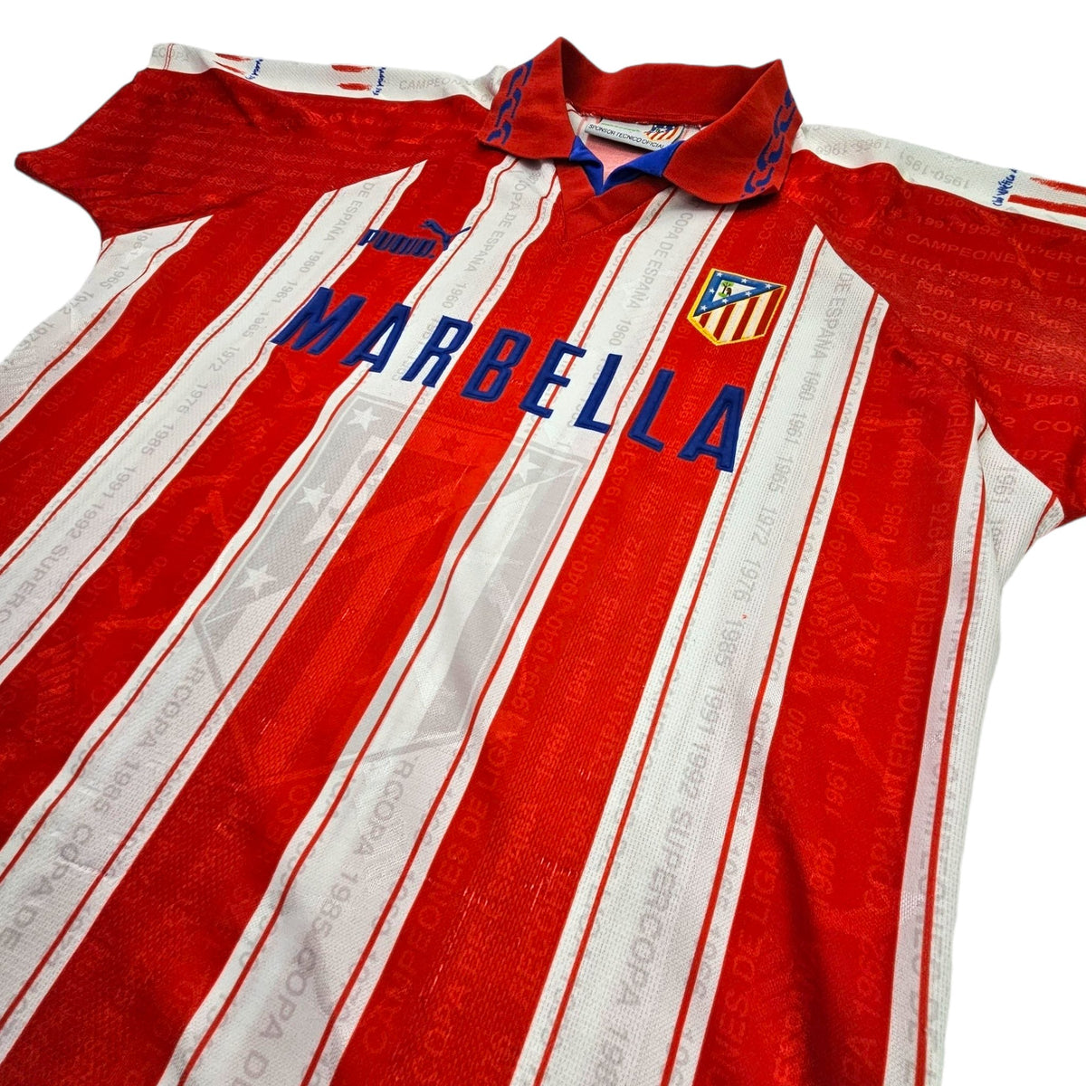 1995/96 Atletico Madrid Home Football Shirt (XL) Puma - Football Finery - FF203472