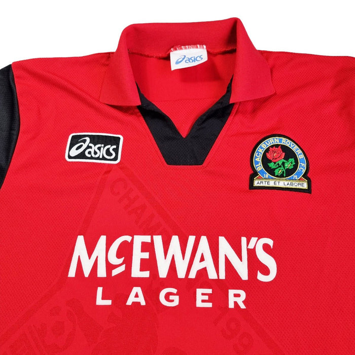 1995/96 Blackburn Rovers Away Football Shirt (L) Asics - Football Finery - FF202869