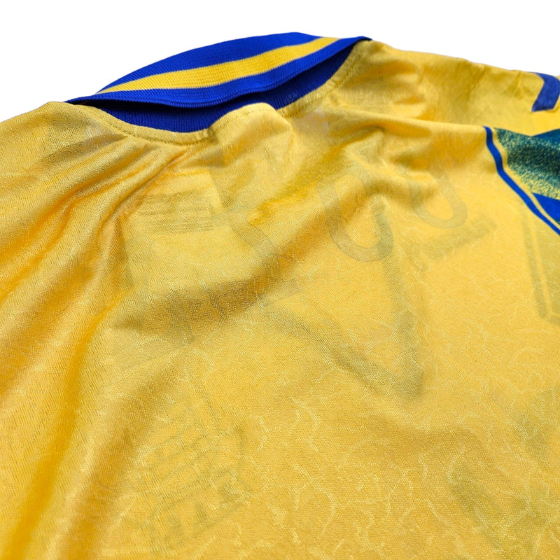 1995/96 Brondby IF Home Football Shirt (M) Hummel (Upgraded Template) - Football Finery - FF203623