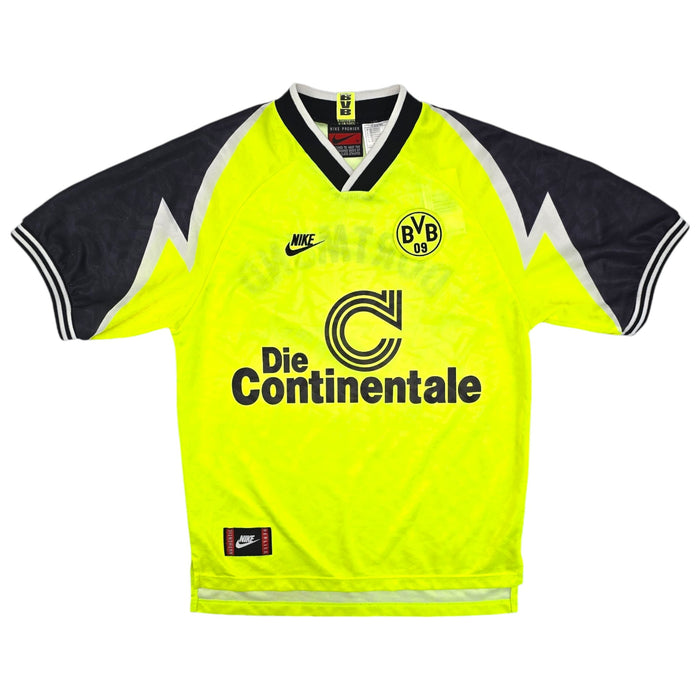 1995/96 Dortmund Home Football Shirt (M) Nike - Football Finery - FF204435