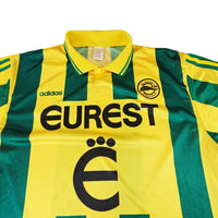 1995/96 FC Nantes Home Football Shirt (L) Adidas - Football Finery - FF203322