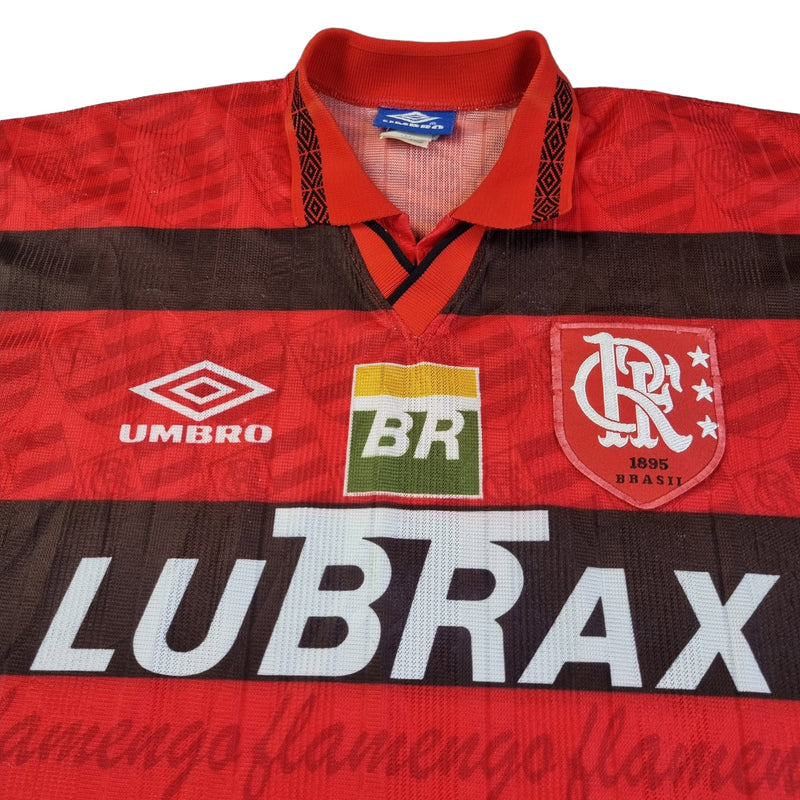 1995/96 Flamengo Home Football Shirt (M) Umbro - Football Finery - FF202934