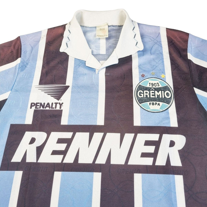 1995/96 Gremio Home Football Shirt (M) Penalty - Football Finery - FF202579