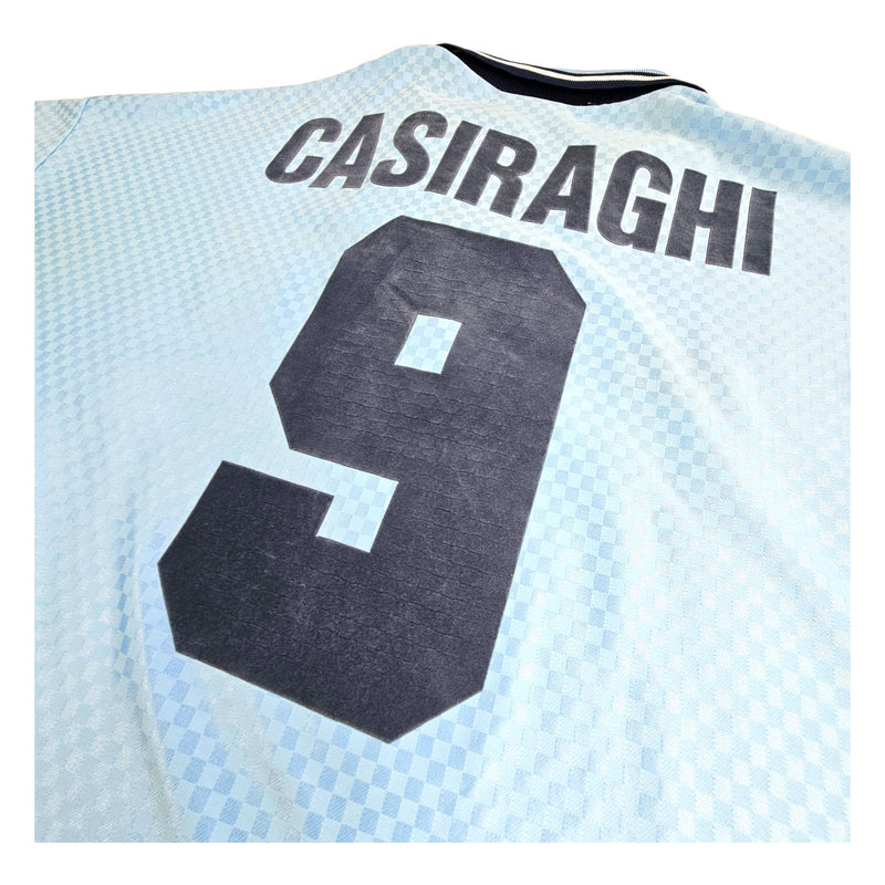 1995/96 Lazio Home Football Shirt (XL) Umbro # 9 Casiraghi - Football Finery - FF202943