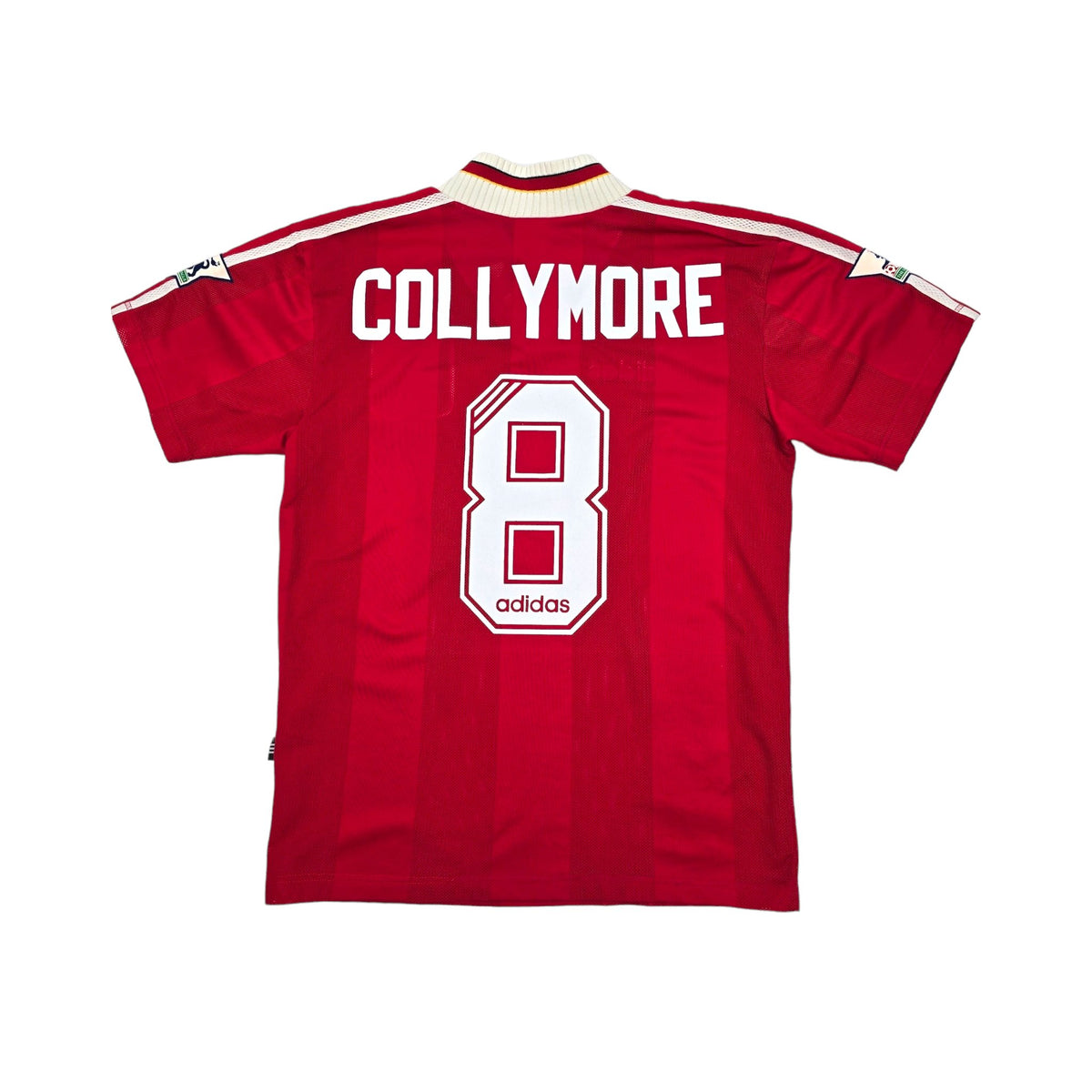 1995/96 Liverpool Home Football Shirt (S) Adidas #8 Collymore - Football Finery - FF203778