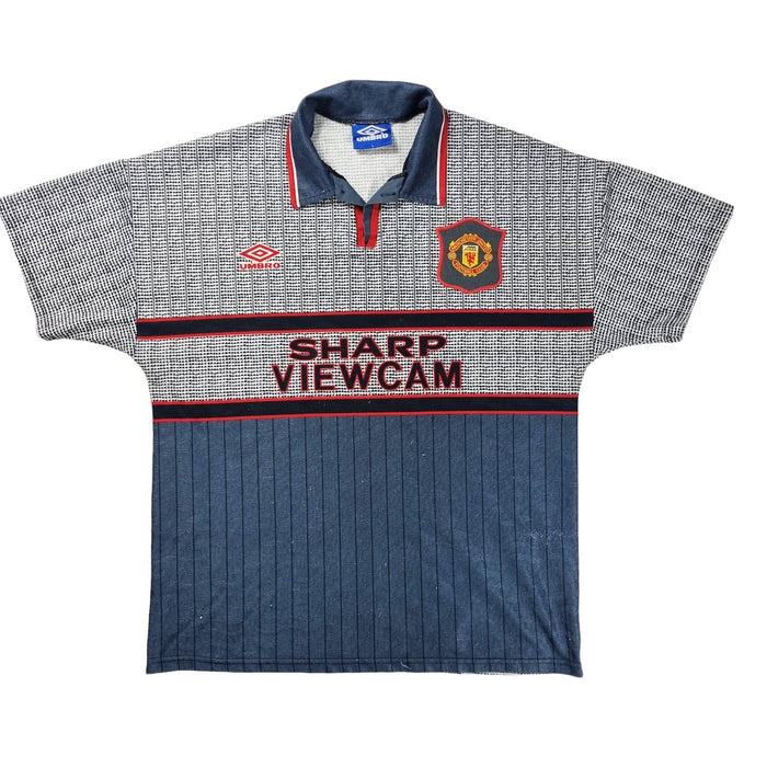 1995/96 Manchester United Away Football Shirt (L) Umbro - Football Finery - FF202529