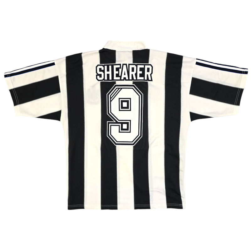 1995/96 Newcastle United Home Football Shirt (M) Adidas #9 Shearer - Football Finery - FF204371