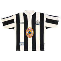 1995/96 Newcastle United Home Football Shirt (M) Adidas #9 Shearer - Football Finery - FF204371