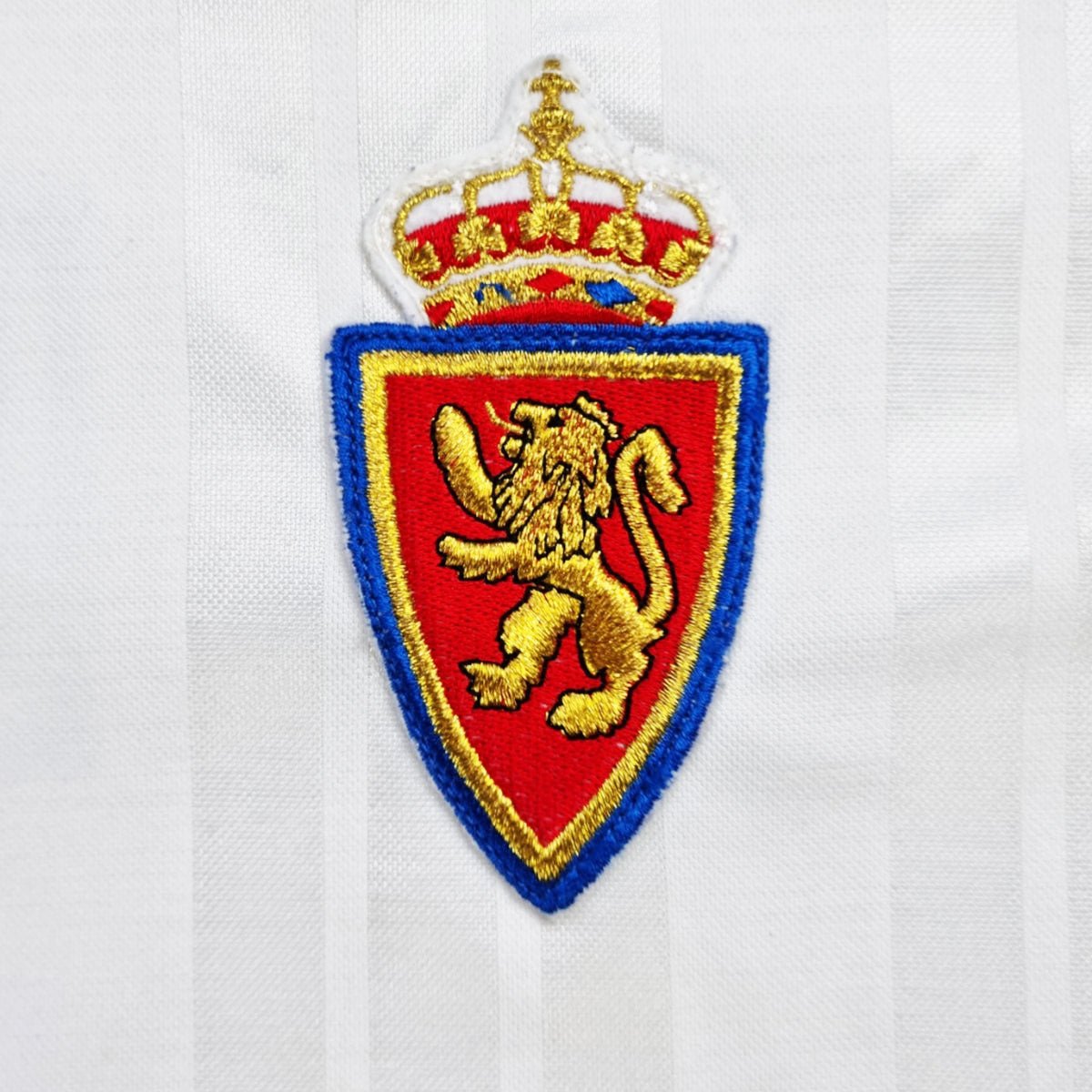 1995 96 Real Zaragoza Home Football Shirt XL Adidas 7 Pardeza Football Finery