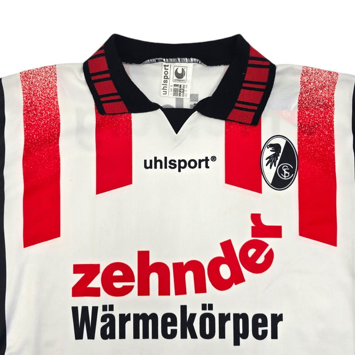 1995/96 SC Freiburg Away Football Shirt (L) Uhlsport - Football Finery - FF204351