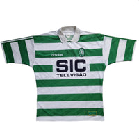 1995/96 Sporting Lisbon Home Football Shirt (XL) Adidas - Football Finery - FF202659