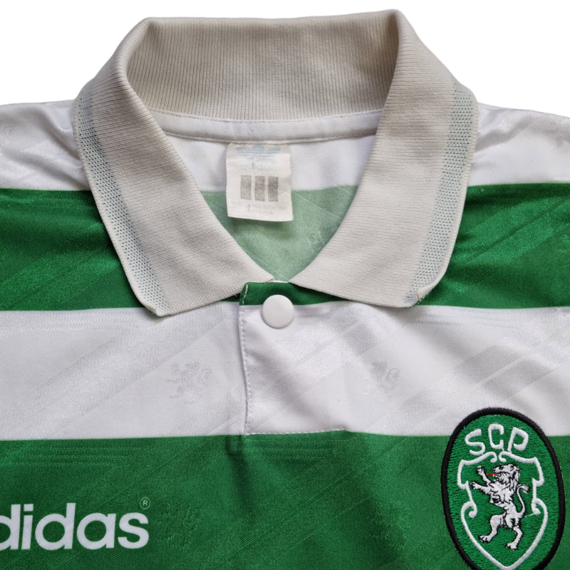 1995/96 Sporting Lisbon Home Football Shirt (XL) Adidas - Football Finery - FF202659