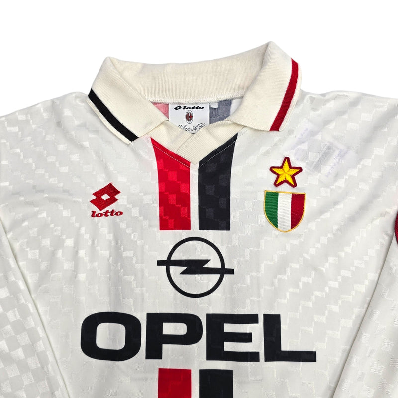 1995/97 AC Milan Away Football Shirt (M) Lotto #10 (Savićević) - Football Finery - FF204368