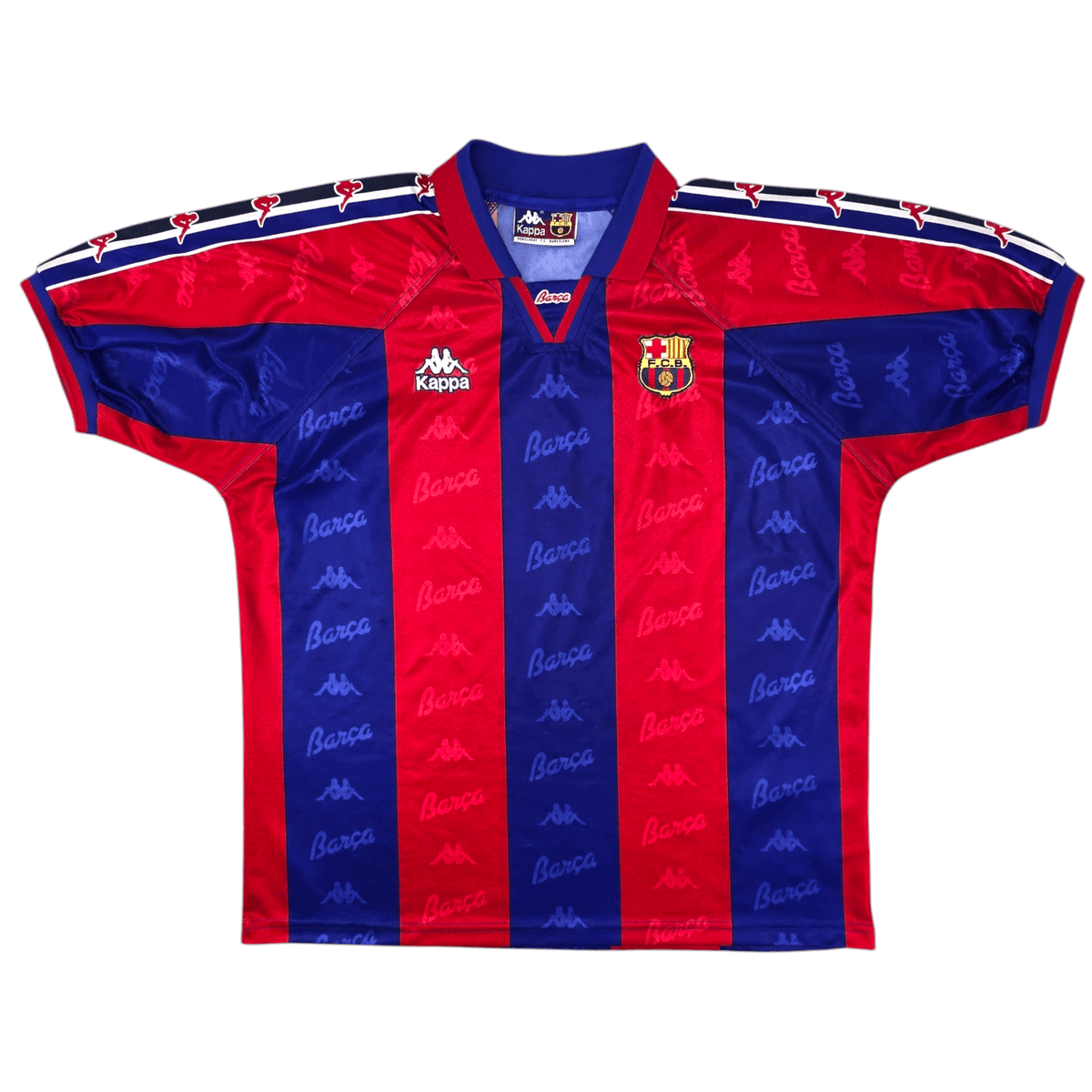 1995/97 Barcelona Home Football Shirt (XL) Kappa - Football Finery - FF204614