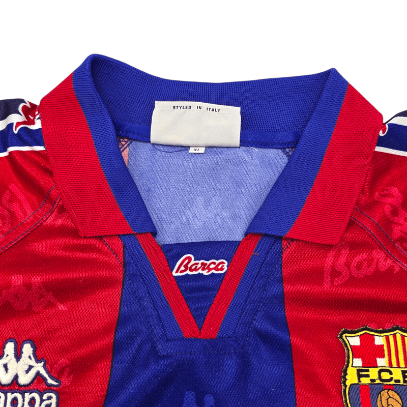 1995/97 Barcelona Home Football Shirt (XL) Kappa - Football Finery - FF204614