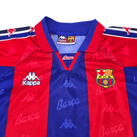 1995/97 Barcelona Home Football Shirt (XL) Kappa - Football Finery - FF204614