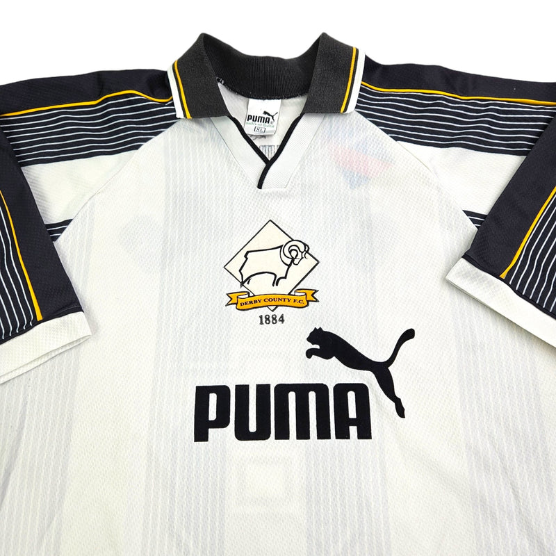 1995/97 Derby County Home Football Shirt (XL) Puma #6 Stimac - Football Finery - FF203689