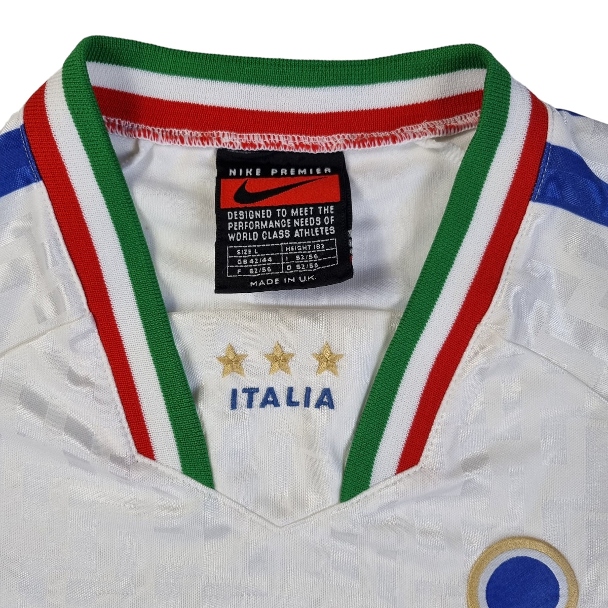 1995/97 Italy Player Issue Training Shirt (L) Nike - Football Finery - FF202933