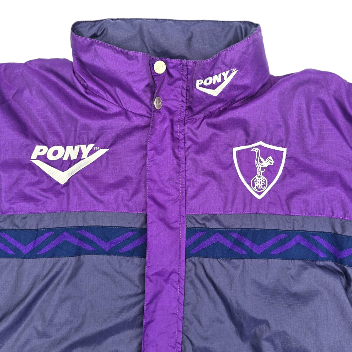 1995/97 Tottenham Hotspur Training Rain Jacket (XL) Pony - Football Finery - FF204069