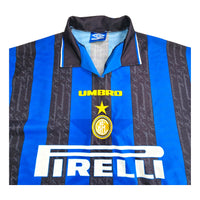 1996/97 Inter Milan Home Football Shirt (M) Umbro # 14 Winter - Football Finery - FF202783