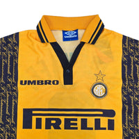 1996/97 Inter Milan Third Football Shirt (L) Umbro #6 Djorkaeff - Football Finery - FF203992