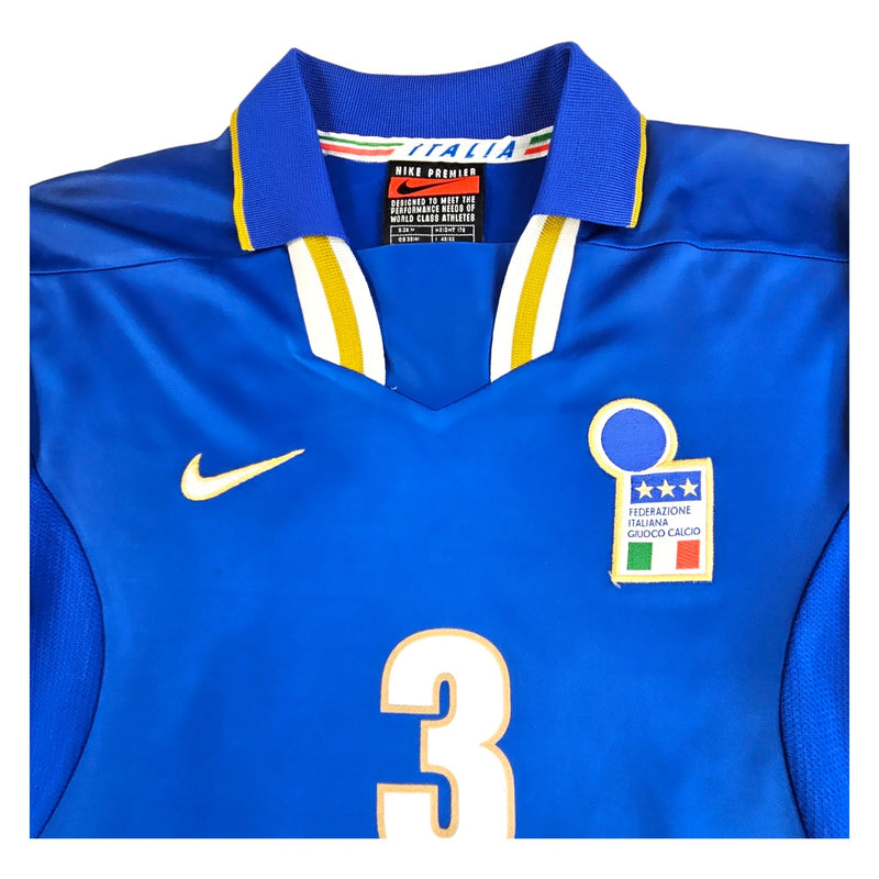 1996/97 Italy Home Football Shirt (M) Nike #3 Maldini - Football Finery - FF203052