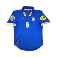 1996/97 Italy Home Football Shirt (M) Nike #6 Nesta (EURO 96) - Football Finery - FF203869