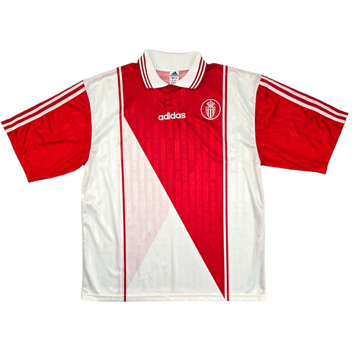 1996/97 Monaco Home Football Shirt (XL) Adidas - Football Finery - FF204218