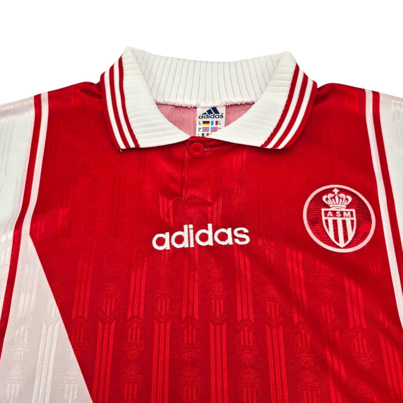 1996/97 Monaco Home Football Shirt (XL) Adidas - Football Finery - FF204218