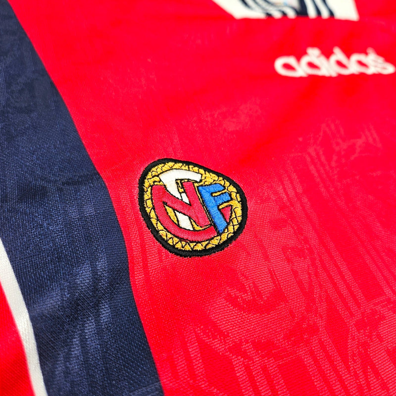 1996/97 Norway Home Football Shirt (L) Adidas - Football Finery - FF203283