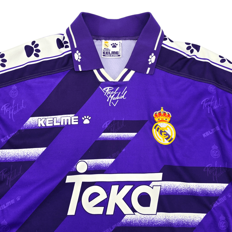 1996/97 Real Madrid Away Football Shirt (M) Kelme - Football Finery - FF204527