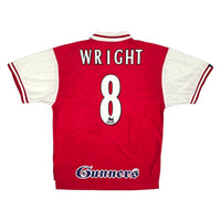 1996/98 Arsenal Home Football Shirt (XL) Nike #8 Wright - Football Finery - FF204279