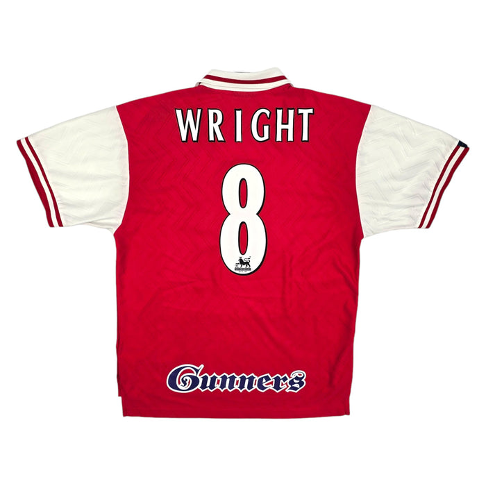 1996/98 Arsenal Home Football Shirt (XL) Nike #8 Wright - Football Finery - FF204279