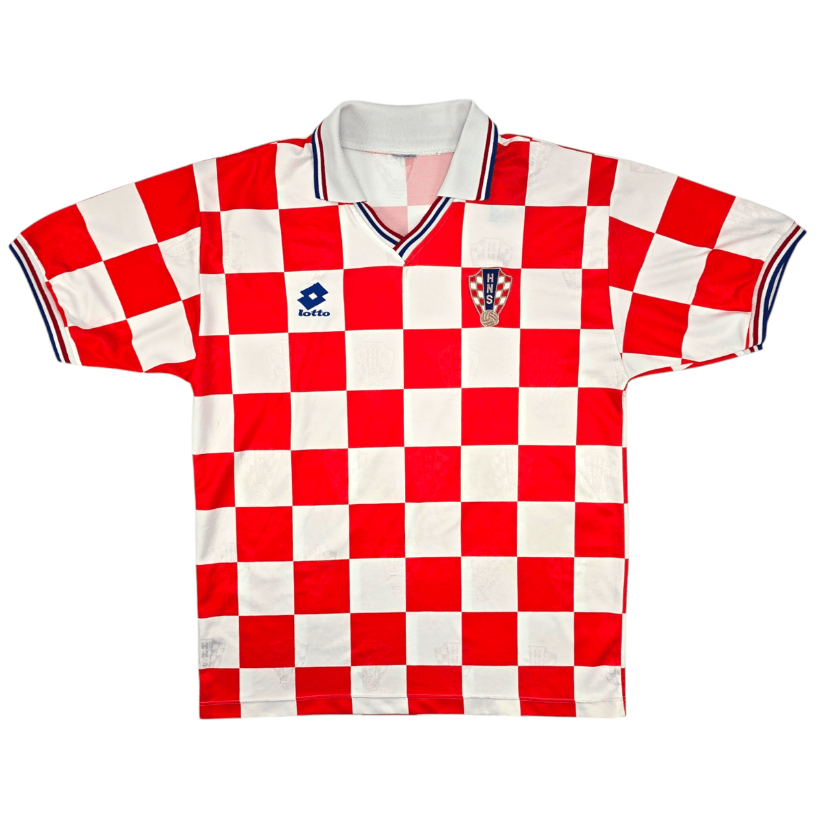 1996/98 Croatia Home Football Shirt (XL) Lotto - Football Finery - FF300119