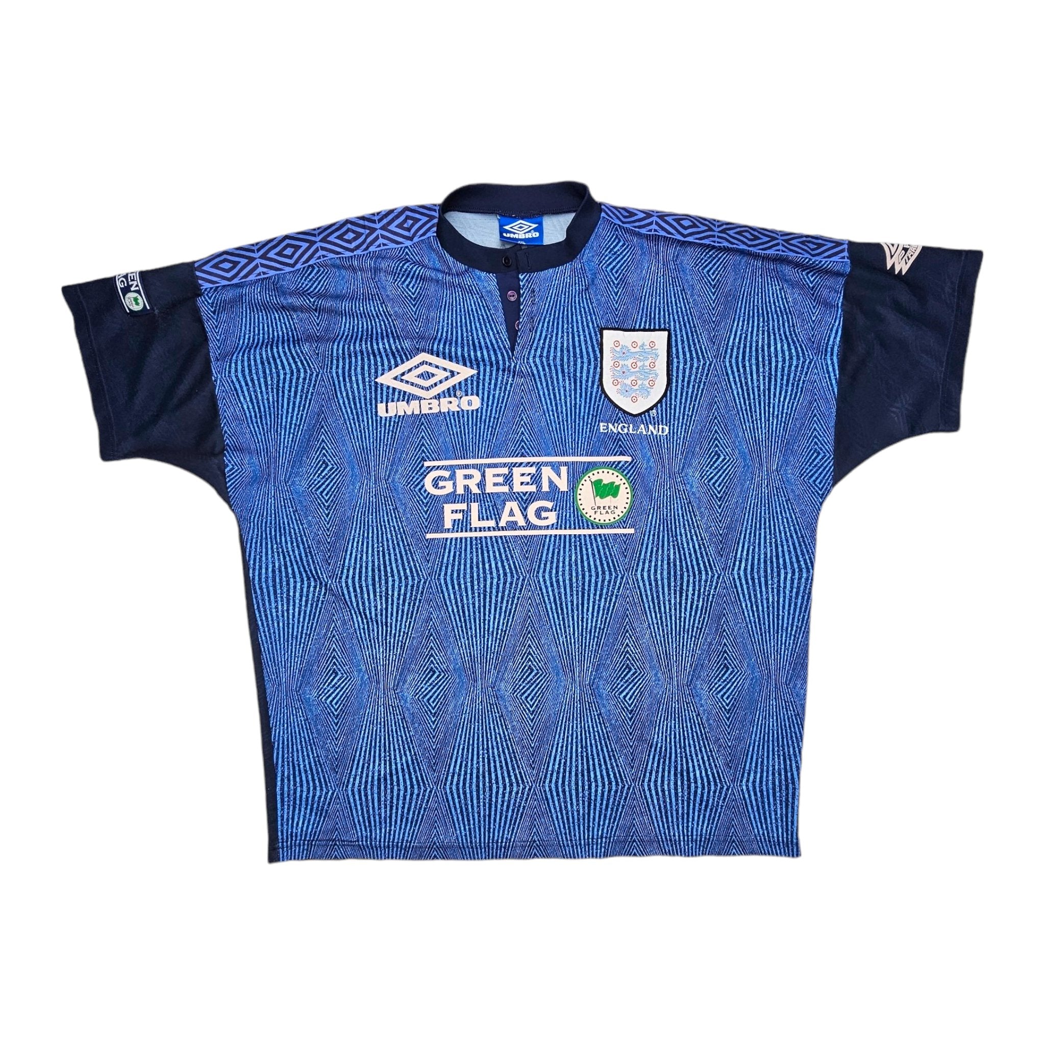 1996/98 England Training Shirt (XL) Umbro – Football Finery