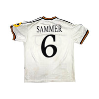 1996/98 Germany Home Football Shirt (L) Adidas #6 Sammer - Football Finery - FF203286