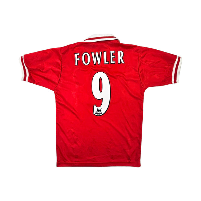 1996/98 Liverpool Home Football Shirt (M) Reebok #9 Fowler - Football Finery - FF203463