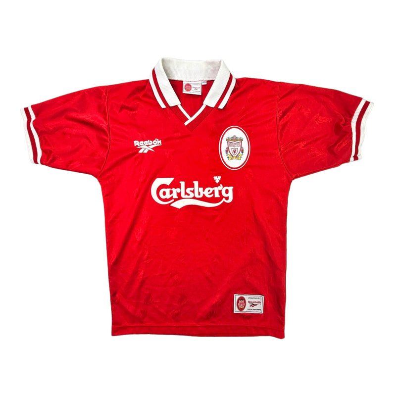 1996/98 Liverpool Home Football Shirt (M) Reebok #9 Fowler - Football Finery - FF203463