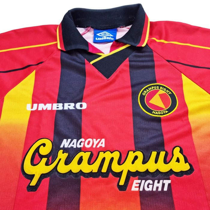 1996/98 Nagoya Grampus Eight Home Football Shirt (XL) Umbro - Football Finery - FF202806