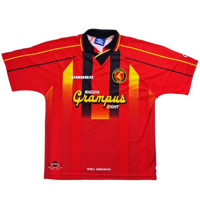 1996/98 Nagoya Grampus Eight Home Football Shirt (XL) Umbro - Football Finery - FF202806