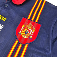 1996/98 Spain Away Football Shirt (L) Adidas #21 Enrique - Football Finery - FF204102