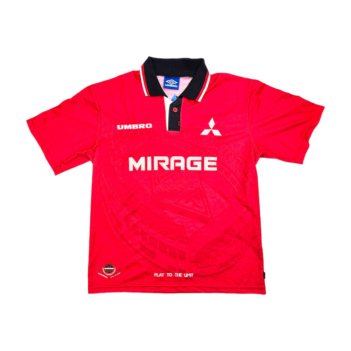 1996/98 Urawa Red Diamonds Home Football Shirt (L) Umbro - Football Finery - FF202795