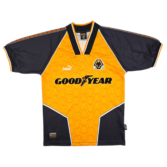 1996/98 Wolverhampton Wanderers Home Football Shirt Puma - Football Finery - FF204447