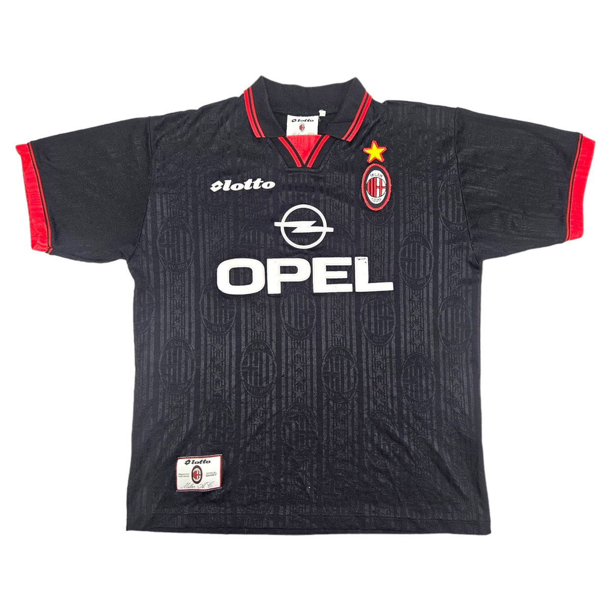 1997/98 AC Milan Away Football Shirt (L) Lotto - Football Finery - FF202647