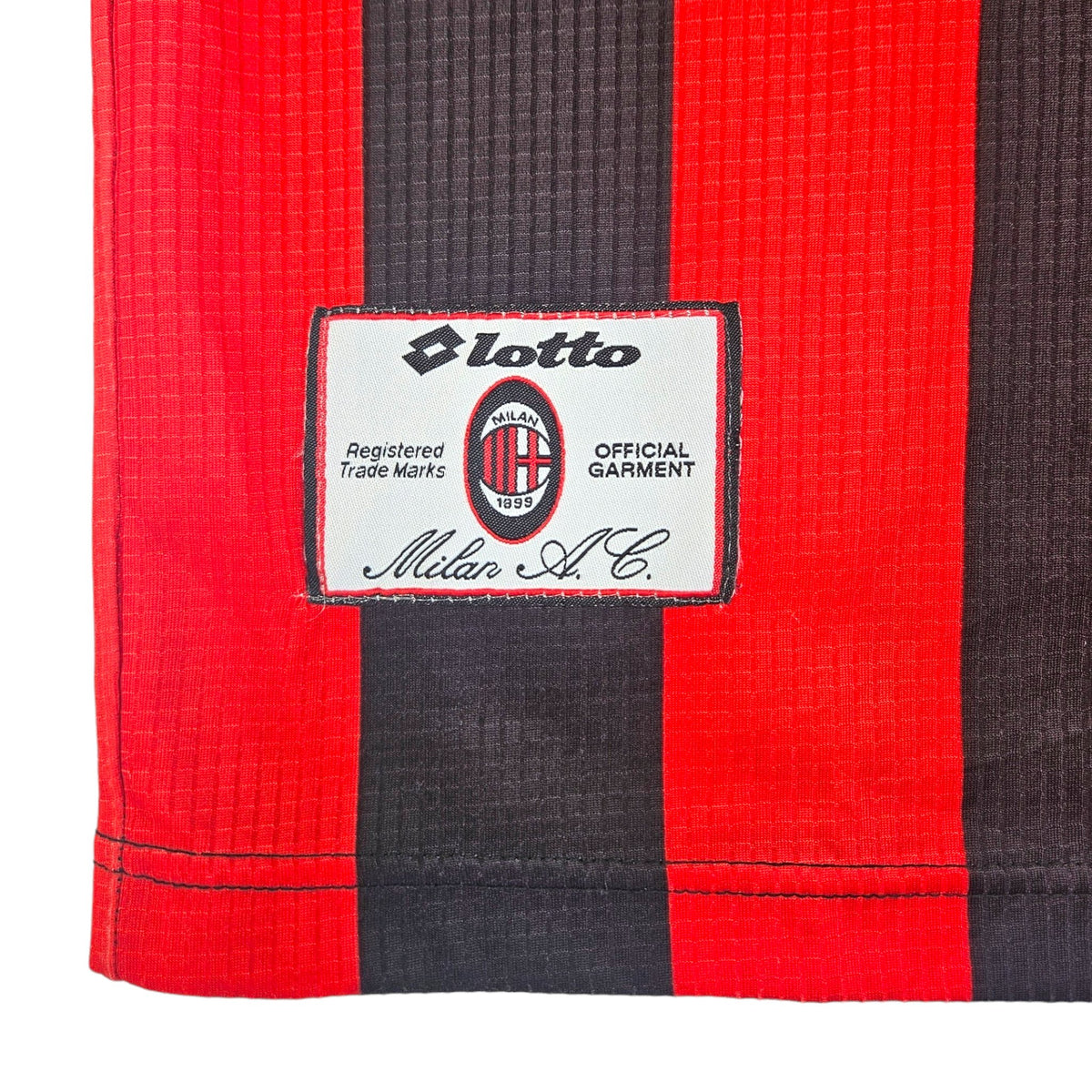 1997/98 AC Milan Home Football Shirt (L) Lotto - Football Finery - FF203341